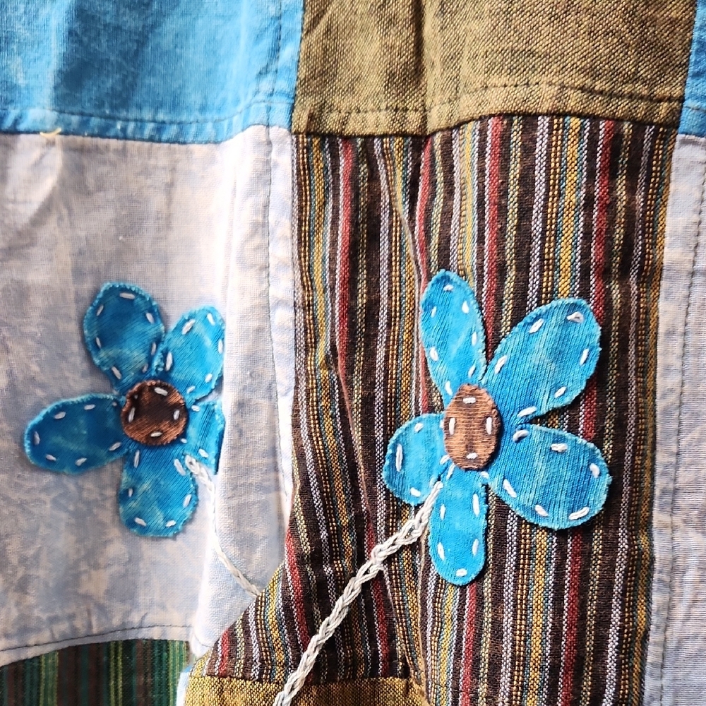 Rising International Multicolor Patchwork Jumpsui… - image 4